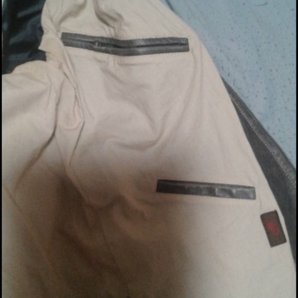 Men's Leather Racing Jacket - Picture 7 of 10